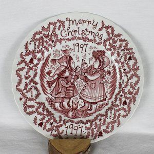 A Happy Holiday to You Royal Crownford 1997 Staffordshire England Norma Sherman